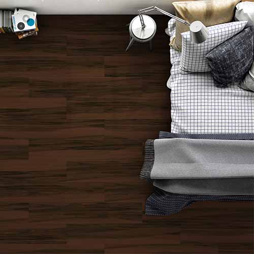 Zante Walnut WoodLook Tile Plank Room View